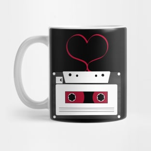 Cassette With Heart Love Mug